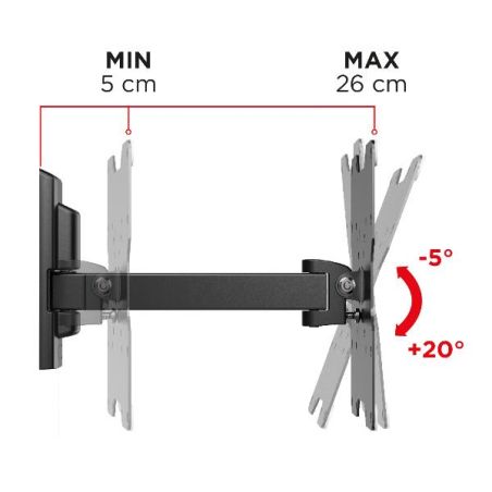 STAFFA MURO FLATSTYLE FR200