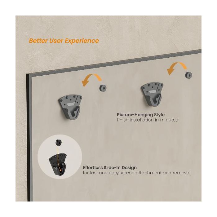 32"-60" DUAL SCREEN CEILING MOUNT