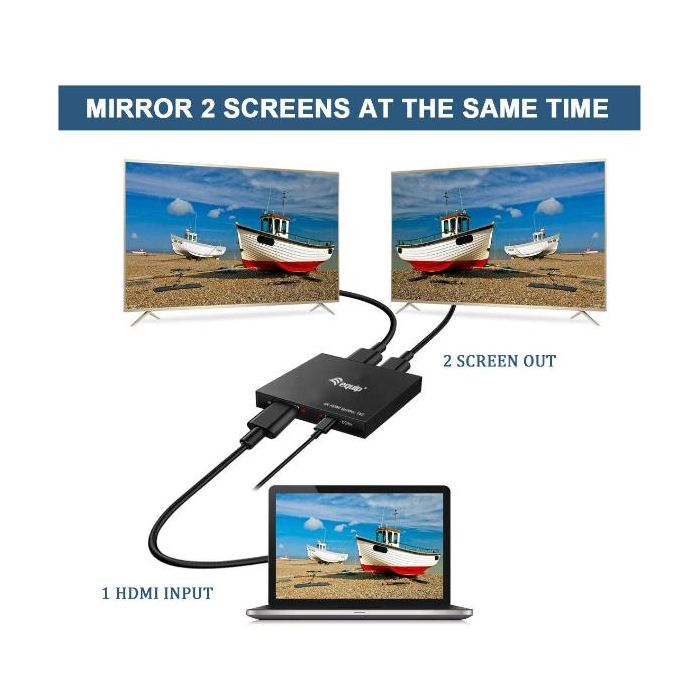 ULTRA SLIM 2-PORT HDMI SPLITTER