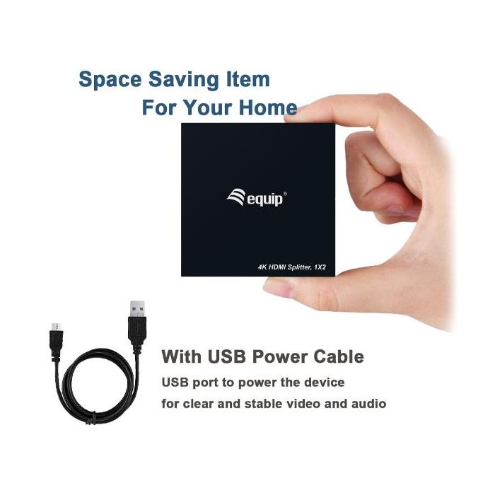 ULTRA SLIM 2-PORT HDMI SPLITTER