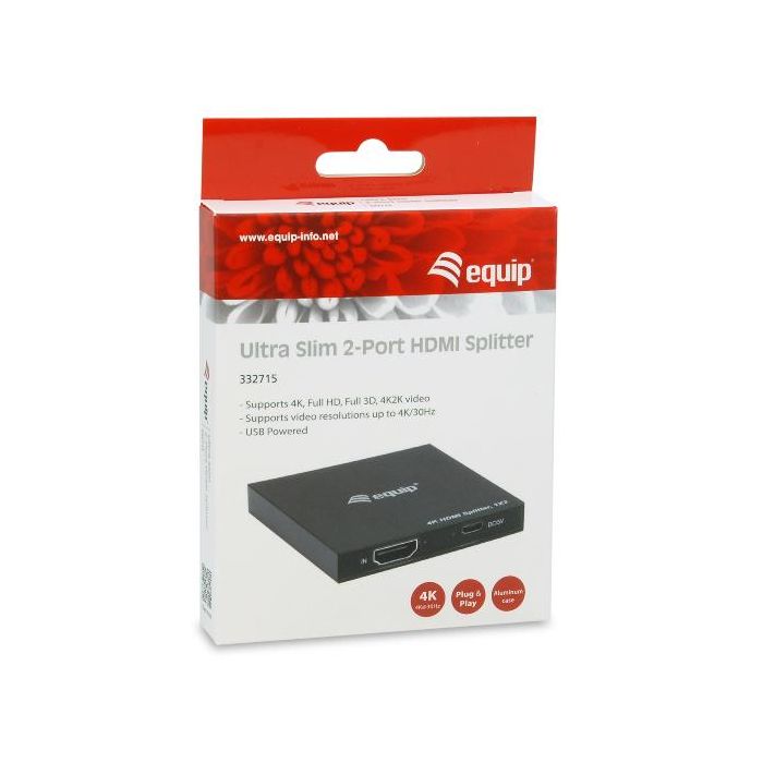ULTRA SLIM 2-PORT HDMI SPLITTER