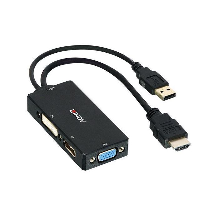 CONVERTER HDMI A DP DVI VGA