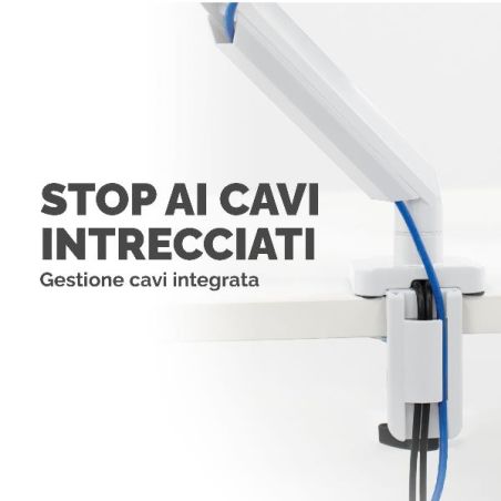 BRACCIO MONITOR SINGOLO PLATINUM
