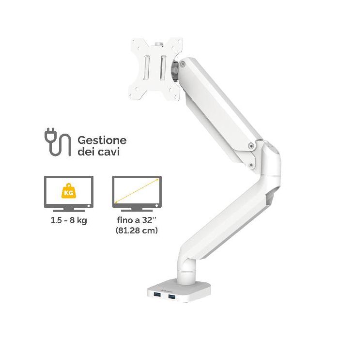 BRACCIO MONITOR SINGOLO PLATINUM