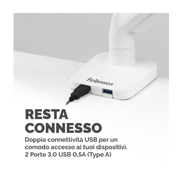 BRACCIO MONITOR SINGOLO PLATINUM