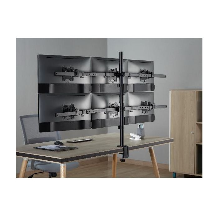 17 -32  ARTICULATING 6 MONITOR DESK