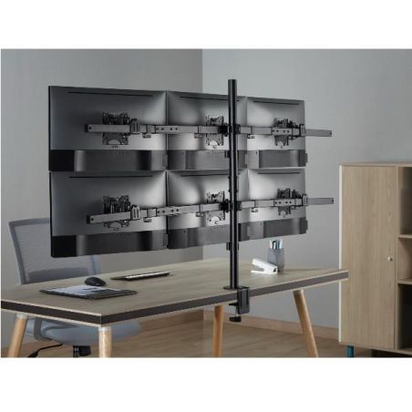17 -32  ARTICULATING 6 MONITOR DESK