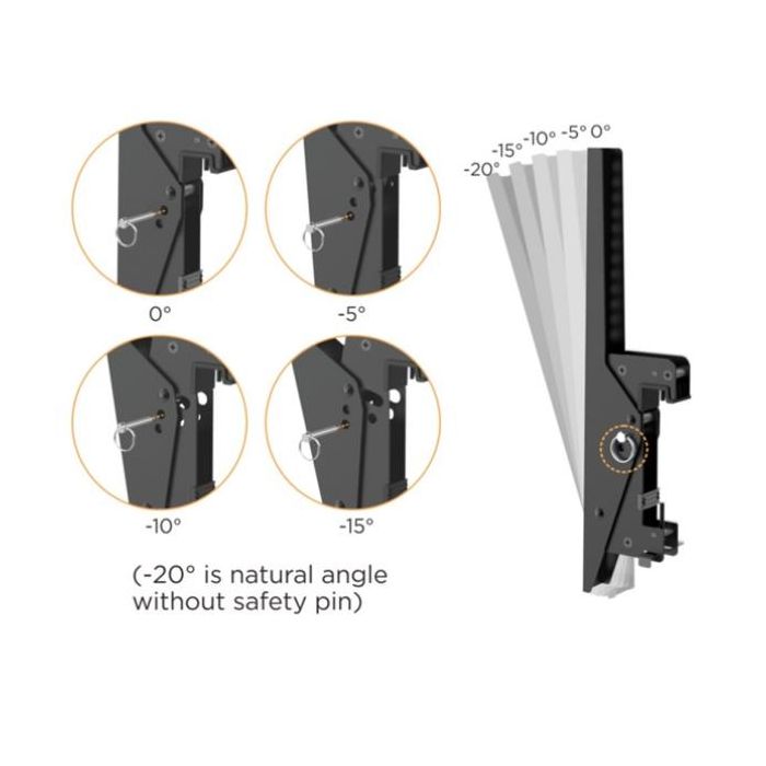 45 -55  DUAL SCREEN CEILING MOUNTL