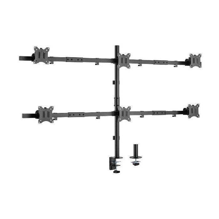 17 -32  ARTICULATING 6 MONITOR DESK
