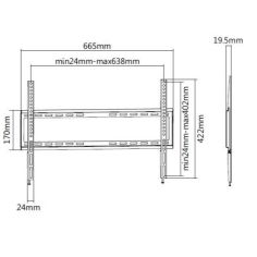 37 -70  FIXED TV WALL BRACKET 2