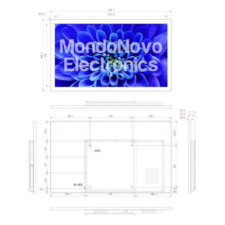 Wall Mount Display 49"