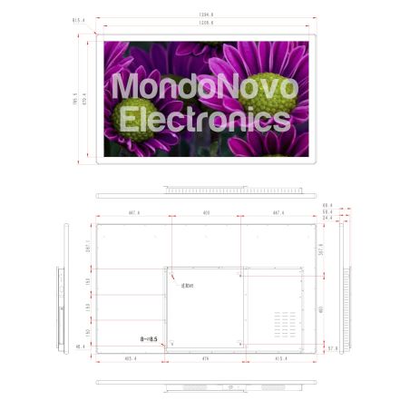Wall Mount Display 55"