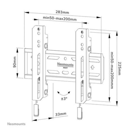 SUPPORTO A PARETE WL30S-850BL12