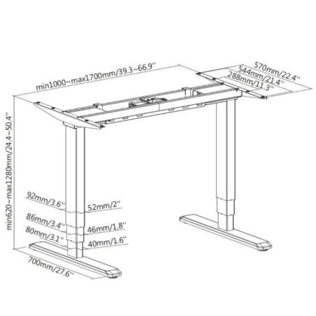 ERGO ELECTRIC SIT-STAND DESK FRAME