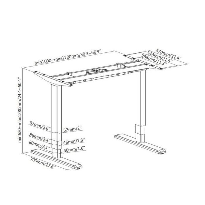 ERGO ELECTRIC SIT-STAND DESK FRAME