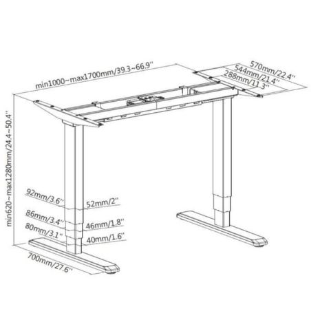 ERGO ELECTRIC SIT-STAND DESK FRAME