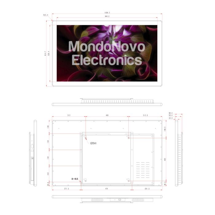 Wall Mount Display 43"