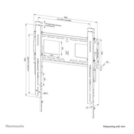 SUPPORTO A PARETE WL30-750BL14