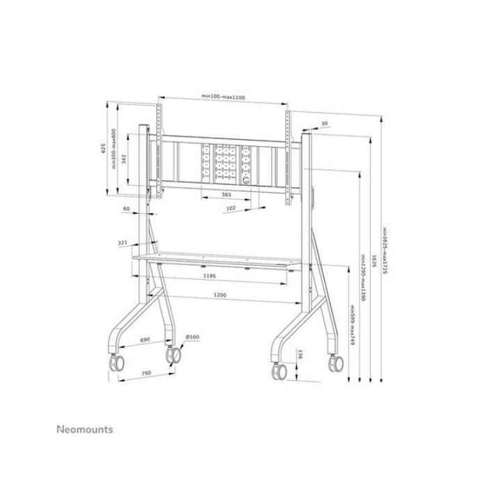 CARRELLO FL50-575 NERO