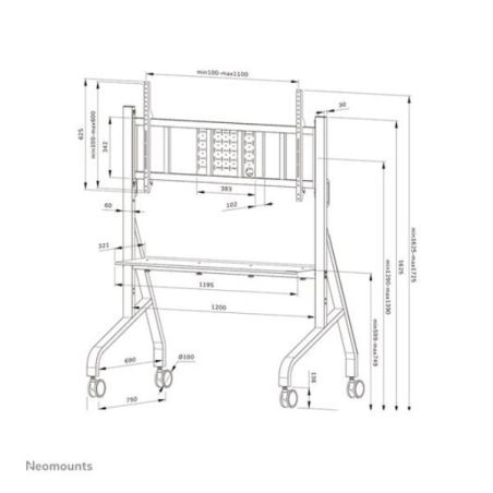 CARRELLO FL50-575 NERO