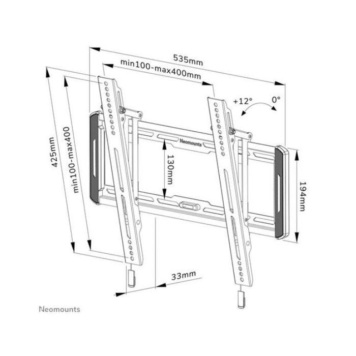 SUPPORTO A PARETE WL35-550BL14
