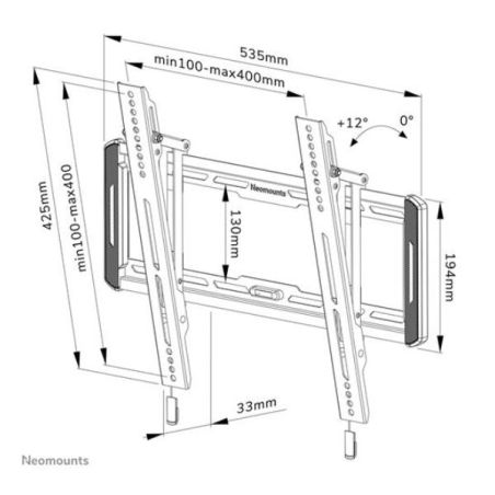 SUPPORTO A PARETE WL35-550BL14