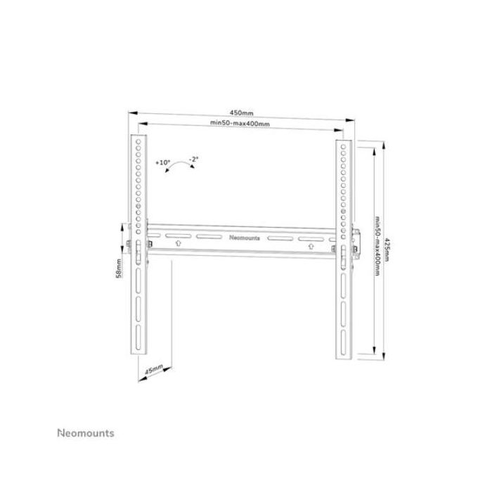 SUPPORTO A PARETE WL35-350BL14