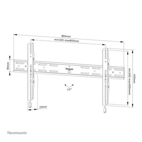 SUPPORTO A PARETE WL30S-850BL18