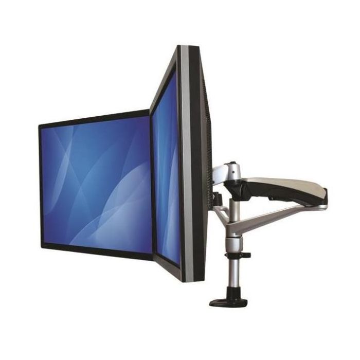 SUPPORTO DOPPIO MONITOR BRACCI ART