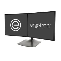 DS100 DUALMONITOR DESK STAND HRZ