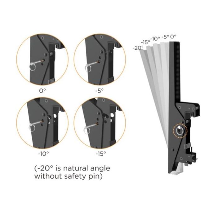 45 -50  TRIPLE SCREEN CEILING MOUNT