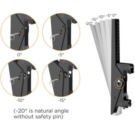 45 -50  TRIPLE SCREEN CEILING MOUNT