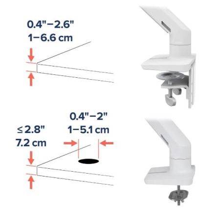 HX DESK MONITOR ARM  MBK