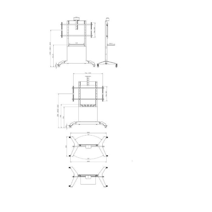CARRELLO TROLLEY XXL - 1200X600