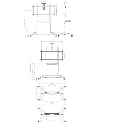 CARRELLO TROLLEY XXL - 1200X600