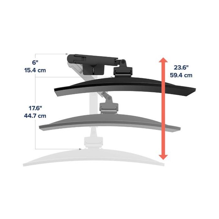 HX DESK MONITOR ARM  MBK