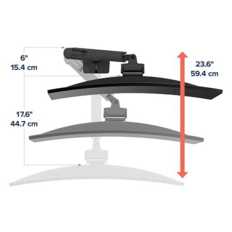 HX DESK MONITOR ARM  MBK