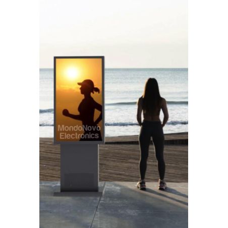 Totem Display para exteriores Pantalla táctil de 32" - Alta calidad
