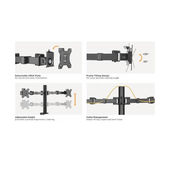 STAFFA MONITOR 17/27 TRIPLE STAND