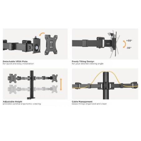 STAFFA MONITOR 17/27 TRIPLE STAND