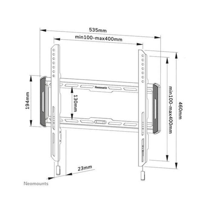 SUPPORTO A PARETE WL30-550BL14