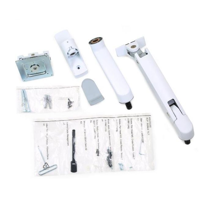 HX WALL MONITOR ARM  WHITE