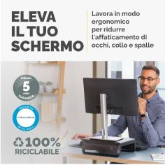 BREYTA  SUPPORTO MONITOR NERO 2