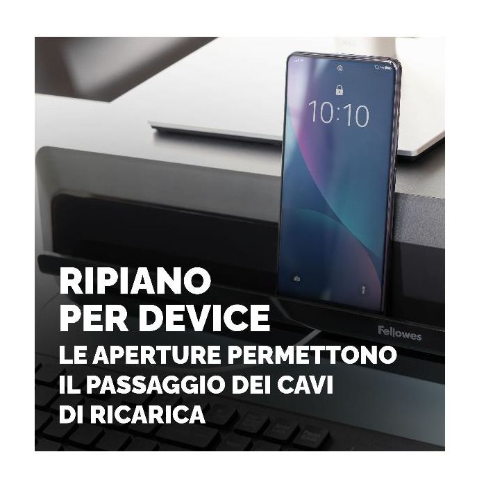BREYTA  SUPPORTO MONITOR NERO