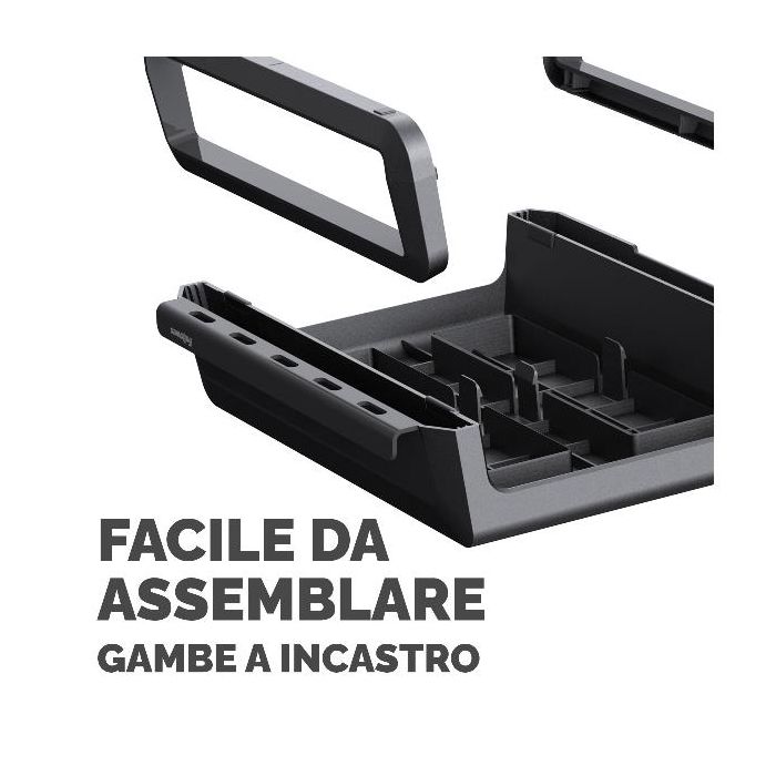 BREYTA  SUPPORTO MONITOR NERO