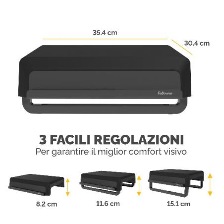 BREYTA  SUPPORTO MONITOR NERO