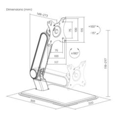 17-32" FOLDABLE TOUCH SCREEN STAND 2