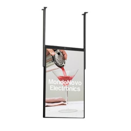 Tótem multimedia de 49" de doble cara para interiores