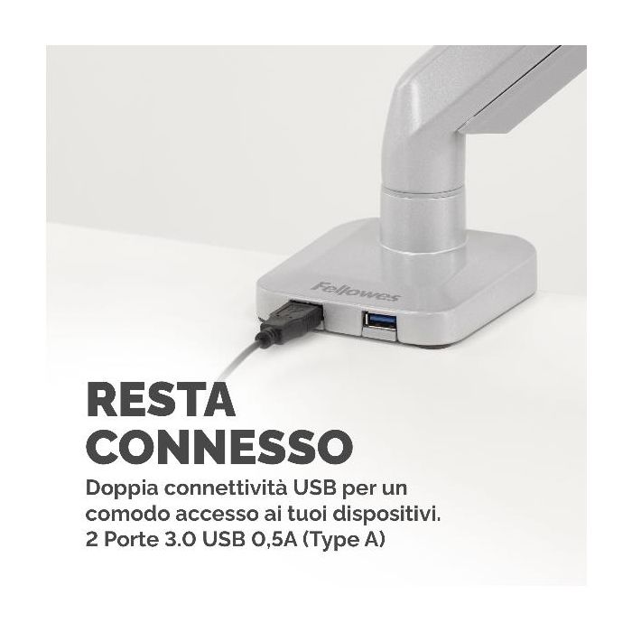 BRACCIO MONITOR SINGOLO PLATINUM