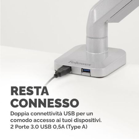 BRACCIO MONITOR SINGOLO PLATINUM